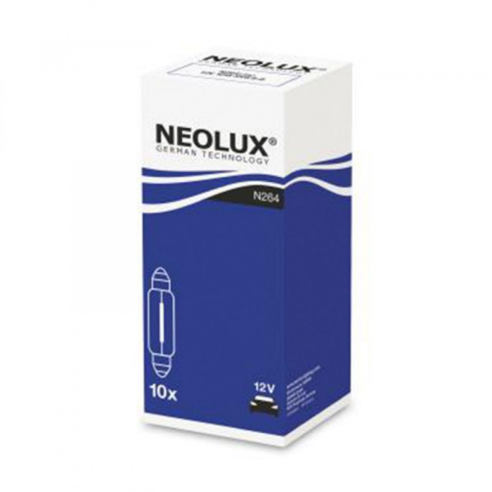 Set 10 buc Bec Indicator 12V C10W Sv8.5-8 Neolux
