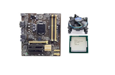 Starter KIT Procesor Intel Core i5-4430 TRAY + Placa de baza ASUS B85M-C/C/SI , Socket 1150 + Cooler Intel Stock foto