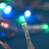 Instalație Lumini LED Multicolor, 20 Becuri, Cablu Transparent, 2.2m, Baterii AA, Oem