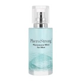 Parfum cu feromoni PHEROSTRONG Wind For Men, pentru bărbați, note de angelica, bergamotă și mosc, 50 ml