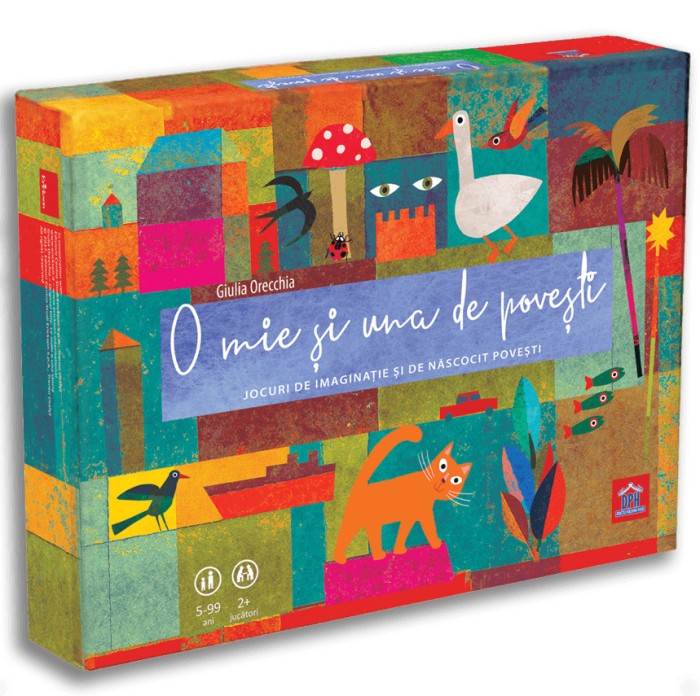 O Mie Si Una De Povesti - Jocuri De Imaginatie Si De Nascocit Povesti, Giulia Orecchia - Editura DPH