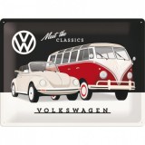 Placa metalica - Volkswagen Classics - 30x40 cm, Nostalgic Art Merchandising
