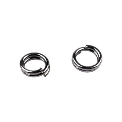 Set 380 inele metalice de conectare Crisalida, diametru 4 mm, Negru foto