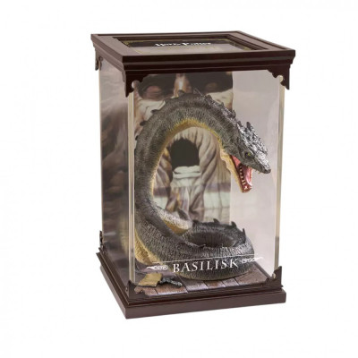 Figurina de colectie IdeallStore&amp;reg;, Gigantic Basilisk, seria Harry Potter, 17 cm, suport sticla inclus foto