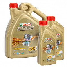 Set Ulei Motor Castrol Edge 5W-30 C3 5L 1552FD + 2 Buc Ulei Motor Castrol Edge 5W-30 C3 1L 15530D