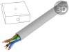 Cablu Ethernet Industrial U/UTP Cat5e 4x2x26AWG PVC