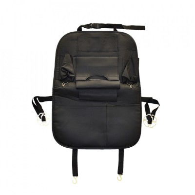 ORGANIZATOR SCAUN AUTO MULTIFUNCTIONAL NEGRU foto