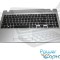 Tastatura HP Neagra Samsung NP270E5C cu Palmrest argintiu si TouchPad