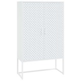 Cumpara ieftin Dulap inalt, alb, 80x35x135 cm, otel