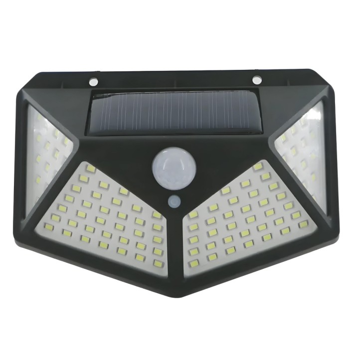 Lumina Solara de Perete cu 100 LED-uri,Baterie Mare