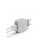 Incarcator alimentator retea la 2x USB 2.1A alb Delight