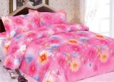 Cumpara ieftin Lenjerie de pat pentru o persoana cu husa de perna dreptunghiulara, Pinkie, bumbac ranforce, gramaj tesatura 120 g/mp, multicolor