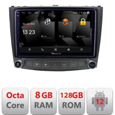 Navigatie Lexus IS 2005-2011 5960Pro- IS Android Octa Core Qualcomm 2K Qled 8+128 DTS DSP 360 4G Optical CarStore Technology foto