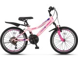 Bicicleta copii Umit Faster Lady, frana V-Brake, 21 viteze, culoare roz violet, roata 26 , cadru otel