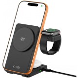 Incarcator Retea Wireless Tech-Protect A56 3in1, 25W, Negru