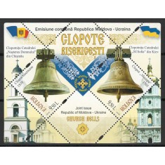 Moldova 2018 Mi 1075/76 bl 81 MNH - Clopote bisericești