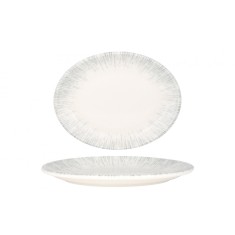 Bonna Placa de service - Iris - Por&Aring;&pound;elan - 20x16 cm - set de 2