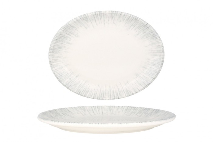 Bonna Placa de service - Iris - Por&Aring;&pound;elan - 20x16 cm - set de 2