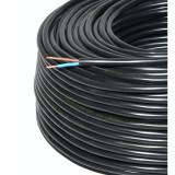 Cablu Electric 2x1.5mm MYYM Litat Negru Cupru Flexibil Rom&acirc;nesc