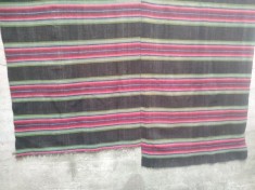 185 x 170 cm, Covor vechi traditional tesut la razboi, unicat, original