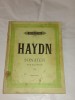 HAYDN - SONATEN fur KLAVIER ZU ZWEI HANDEN BAND III