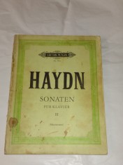 HAYDN - SONATEN fur KLAVIER ZU ZWEI HANDEN BAND III