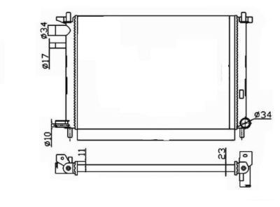 Radiator racire motor Ford Fiesta 4 (Ja, Jb), Puma (Ec); Mazda 121 3 (JASM, JBSM) foto