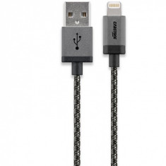 Cablu de date si incarcare USB-A la iPhone Lightning MFI 3m, Cabstone kipod45