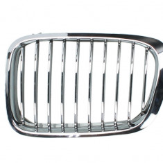 Grila radiator Bmw Seria 3 (E46), Sedan/Combi, 06.1998-09.2001, stanga, crom/crom/negru, 51138208489, 20080511