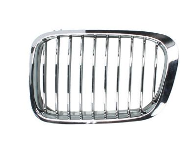 Grila radiator Bmw Seria 3 (E46), Sedan/Combi, 06.1998-09.2001, stanga, crom/crom/negru, 51138208489, 20080511 foto