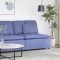 vidaXL Modul central canapea modulară cu perne, albastru jeans, 100 cm 4104427