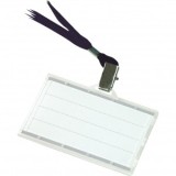 Ecuson orizontal Donau, 85 x 50 mm, cu snur negru