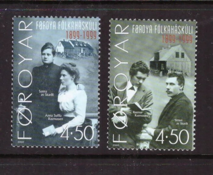 Foroyar Feroe Danemarca MNH 2000 - Scoala populara