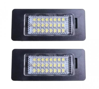 Lampi Numar LED fara eroare BMW E39, E60, E61, E90, E91, E92, E93, E81 foto