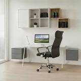 Cumpara ieftin Leziter Set de mobilier de birou Boxie Mobalis Homvera