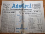 ziarul adevarul 26 mai 1990-ion iliescu presedinte romaniei cu 85,07% din voturi