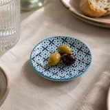 Farfurie pentru Desert din Ceramică cu Modele Geometrice &Oslash;15cm, CMCLASS