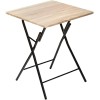 Masa pliabila 5Five Klapptisch pentru 2 persoane, 60x60 cm, lemn deschis Household NewTrend
