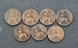 Marea Britanie One penny 1895 1896 1897 1898 1899 1900 1901, Europa