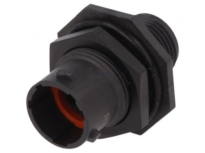 Conector Circular pentru Montare pe Panou cu Piuliță Frontală foto