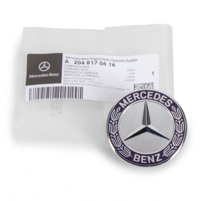 Emblema Capota Fata Oe Mercedes-Benz C-Class C204 2011-2014 &amp;Oslash; 57mm 2048170616 foto