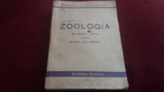 ZOOLOGIA MANUAL UNIC PENTRU CLASA A IX A MEDIE 1948 foto