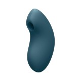 Stimulator Clitoris Vulva Lover 2 Air Pulse+Vibration USB Silicon Albastru, Satisfyer