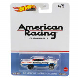 HOT WHEELS PREMIUM REAL RIDERS POP CULTURE MASINUTA METALICA MERCURY COMET CYCLONE 65 SCARA 1:64 SuperHeroes ToysZone