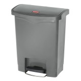 Rubbermaid Coș de gunoi step-on &bdquo;Slim Jim&rdquo; 30 L gri