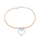 Cumpara ieftin Colier din pluta Heart Pendant