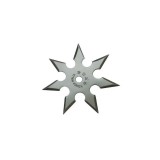 Steluta ninja 7 colturi pentru aruncat la tinta in husa