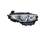 Far Fiat Tipo, 04.2016-, montare fata, stanga, H15+H7+PY21W; electric; rama alba; cu motor; halogen, DEPO