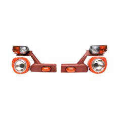 Ansamblu set faruri cu semnalizari pe suport stanga si dreapta tractor UTB U-650