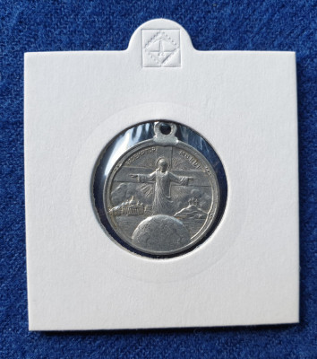 Moneda - Marturie de Botez - Medalion vechi - religie - Biserica - #2 foto